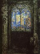 Odilon Redon Stained Glass Window Spain oil painting artist